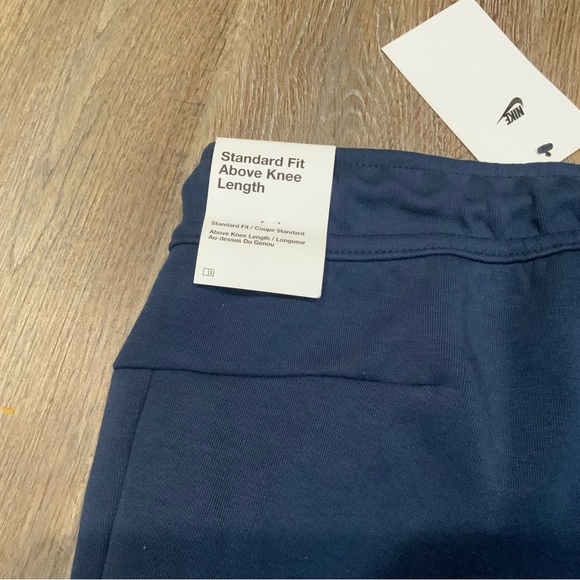 Nike Sportswear Tech Fleece Athletic Shorts Navy Blue CU4503-410 Men Size Medium - Picture 8 of 8